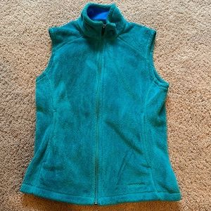 Teal Patagonia fleece vest. Women’s size small.